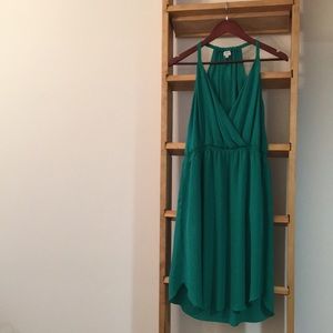 Wilfred emerald green dress